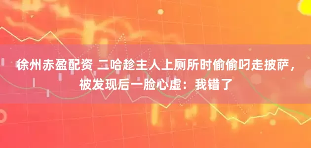 徐州赤盈配资 二哈趁主人上厕所时偷偷叼走披萨，被发现后一脸心虚：我错了