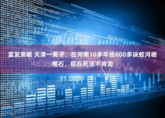 宣发策略 天津一男子，在河南10多年捡600多块蛟河橄榄石，现在死活不肯卖