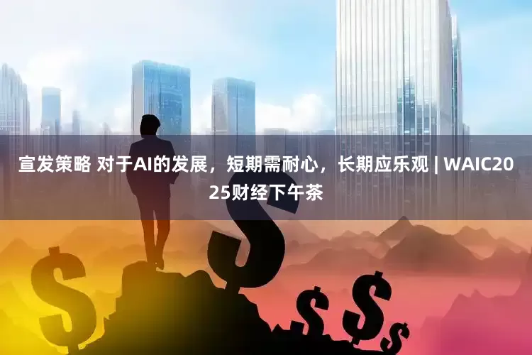 宣发策略 对于AI的发展,短期需耐心,长期应乐观 | WAIC2025财经下午茶