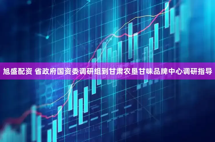 旭盛配资 省政府国资委调研组到甘肃农垦甘味品牌中心调研指导