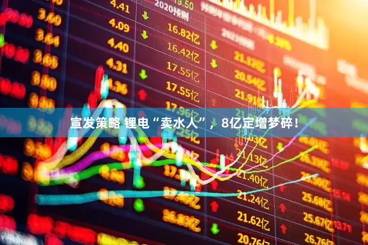 宣发策略 锂电“卖水人”，8亿定增梦碎！